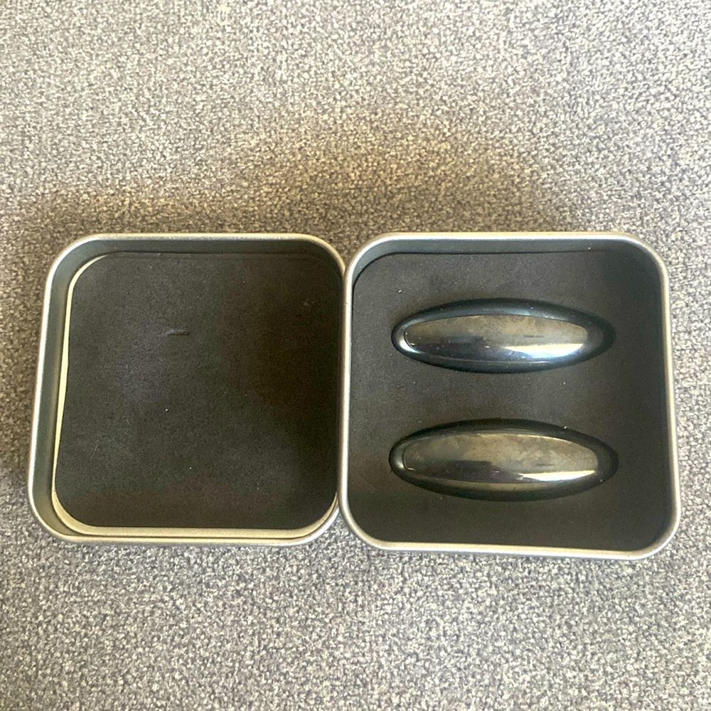 Magnetic Hematite Zingers Pair